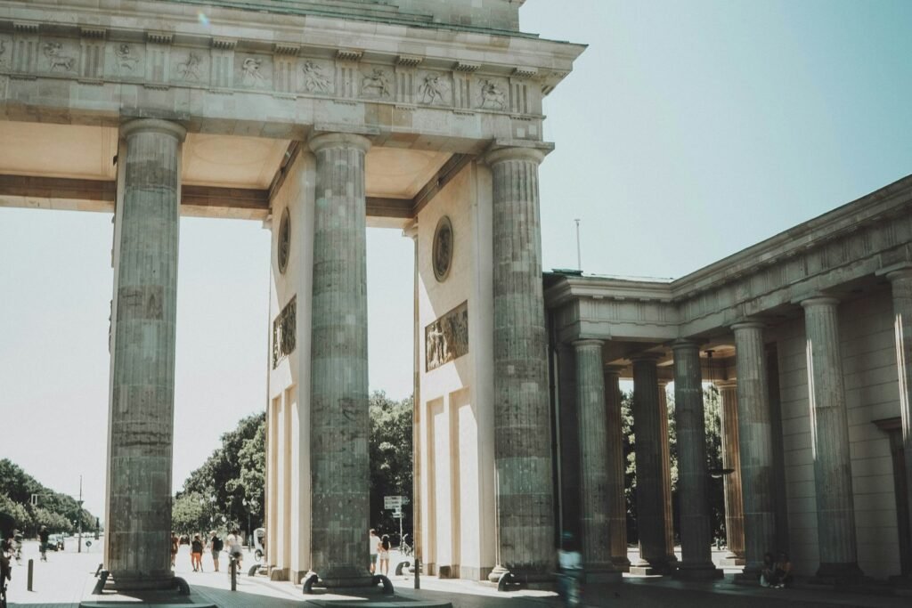 The Brandenburg Gate in Berlin