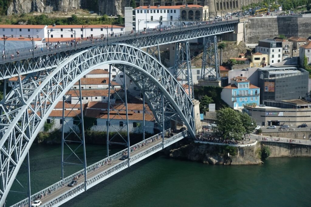 Dom Luis I Bridge over the River Douro in Porto